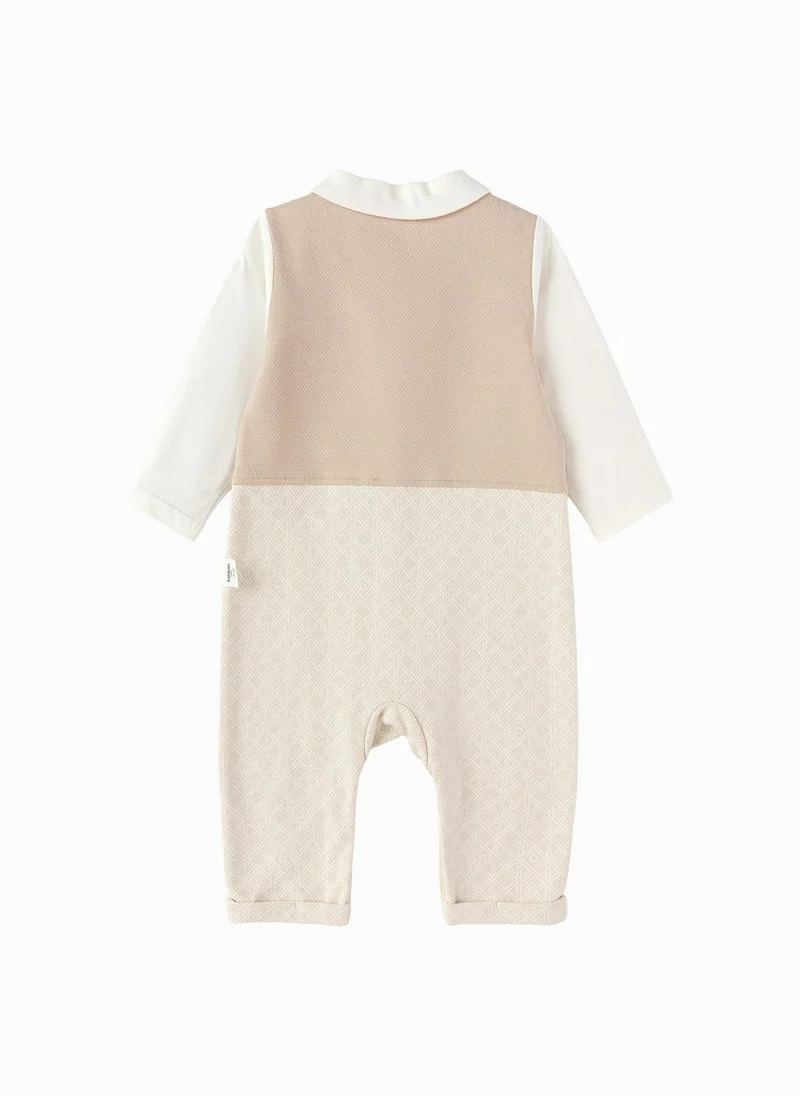 Balabala Beige Baby Boys Knitted jumpsuit for Men | Best Price UAE
